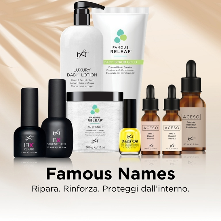 Famous Names. Ripara. Rinforza. Proteggi dall'interno