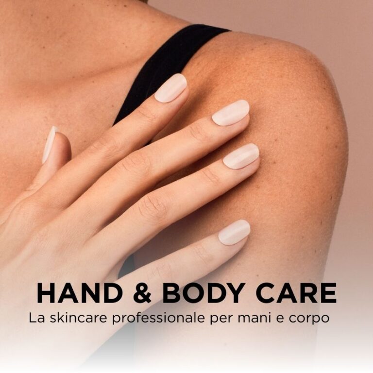 Hand & Body Care. La skincare professionale per mani e corpo.