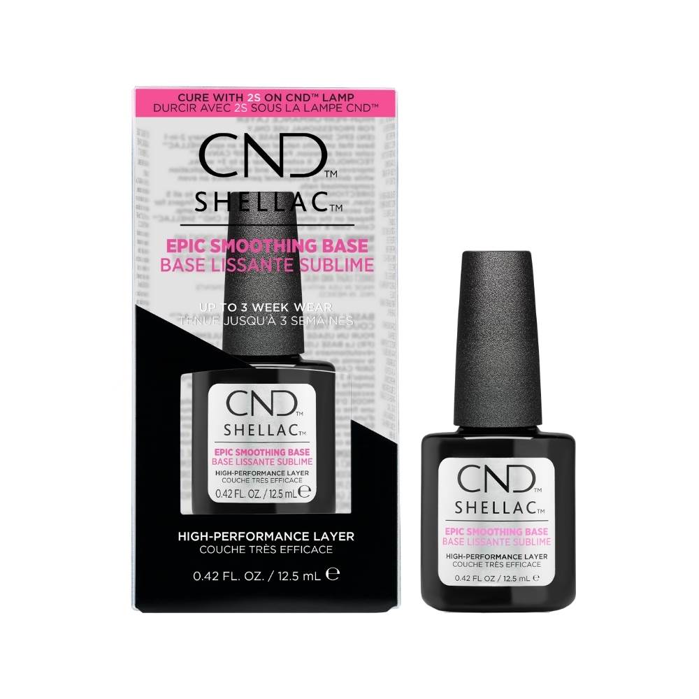 CND SHELLAC EPIC SMOOTHING BASE COAT, Shellac Base Coat e Top Coat: le ...